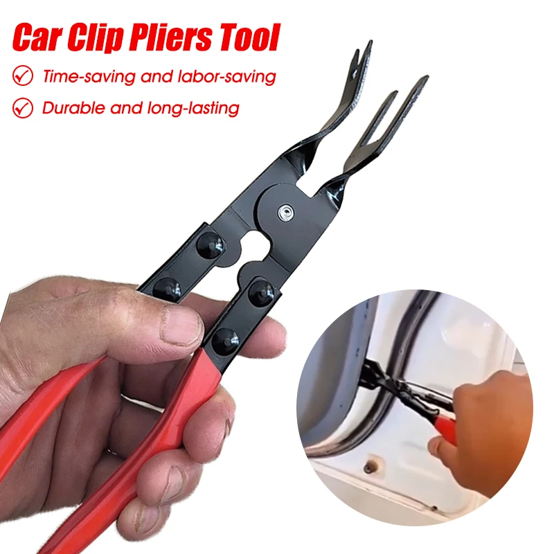 

Car Clip Removal Pliers Tools Slip-proof Anti-rust Trim Clip Removal Pliers Body Panel Door Fastener Push Pin Trim Removal Tool