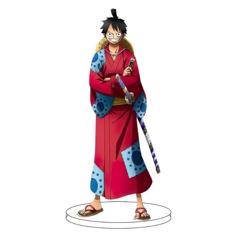 New One Piece Animation Peripheral Desktop Ornaments Luffy Pirates Legion Creative Acrylic Stand Birthday Holiday Gift Wholesale