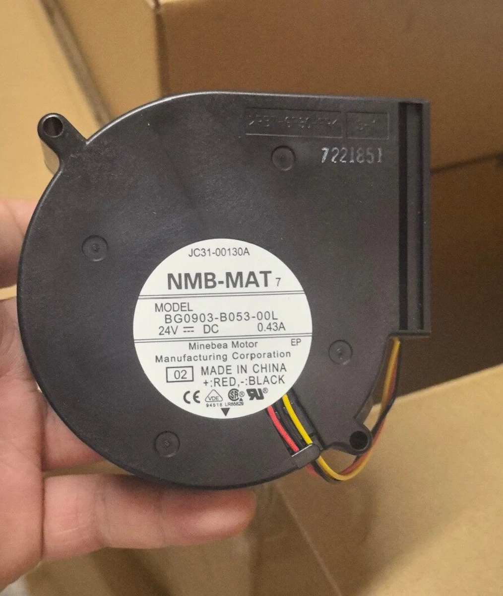 BG0903-B053-00L 24V 0.43A 9733 three wire cooling fan