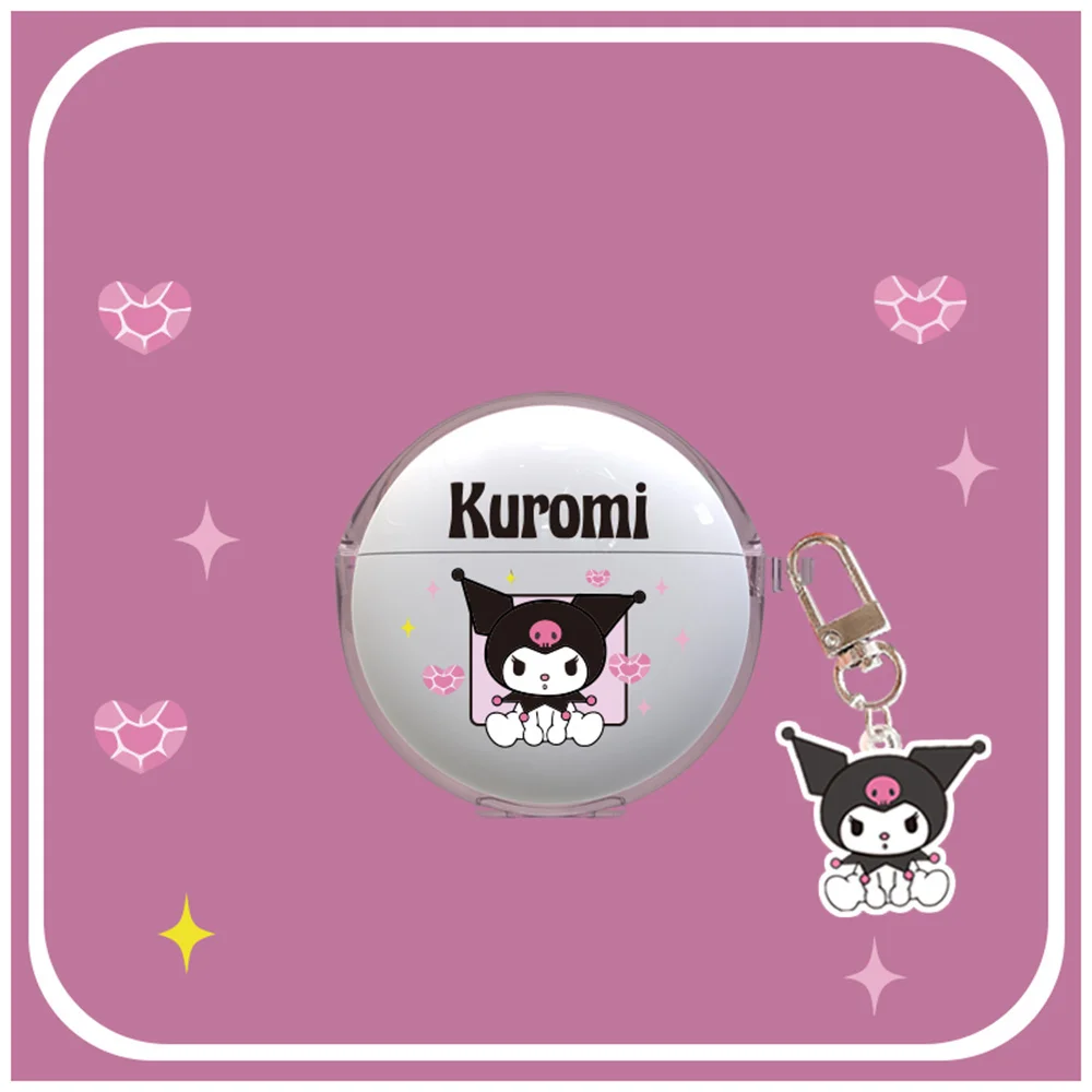 เคสโทรศัพท์ลายการ์ตูนน่ารักสำหรับ OPPO O Air2i หูฟังไร้สายพร้อมจี้