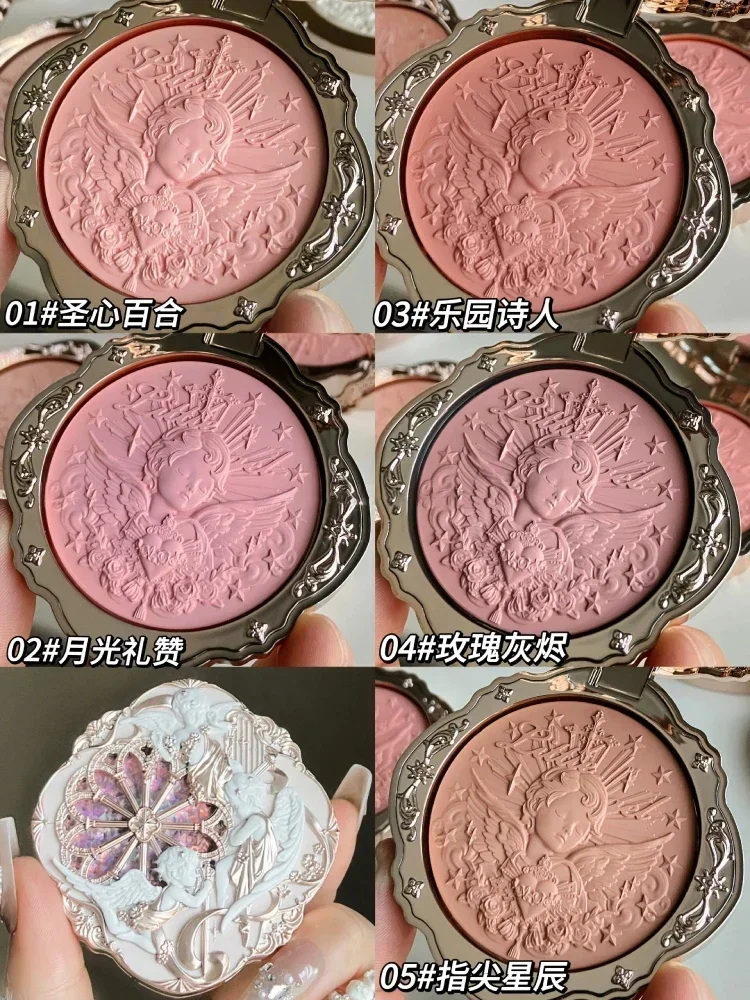 Fleur originale sait petit ange série Blush crème rare beauté en relief Blush 6g naturel durable imperméable maquillage cosmétiques