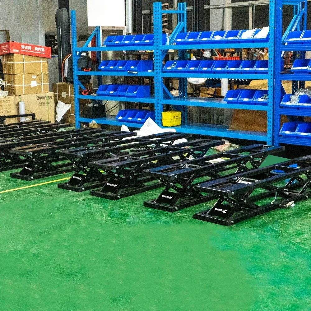 10 units  2500kg Vehicle Electric Hydraulic Tilting Small Auto Lifts portable MINI scissor car lifter Mobile quick jack lift