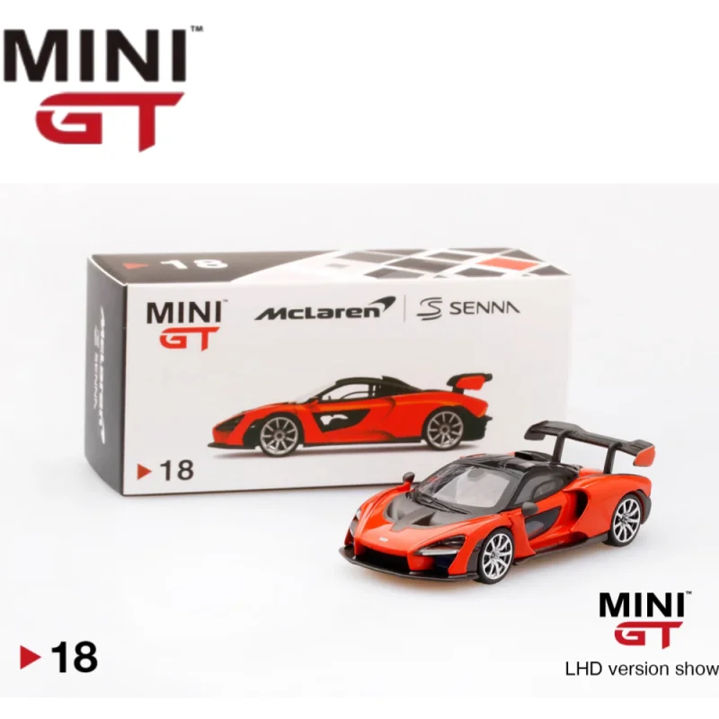 mini-gt-1-64-mclaren-senna-18-modeles-miniatures-moules-sous-pression-en-alliage-orange-decoration-pour-adultes-jouet-pour-garcon-cadeau-d'anniversaire-de-vacances-pour-enfants