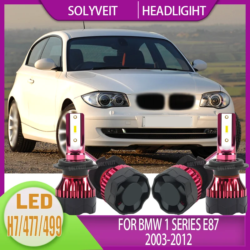 

12v 499/477/H7 Car Headlight 6000k White LED Bulb Kit For BMW 1 Series E87 2003 2004 2005 2006 2007 2008 2009 2010 2011 2012