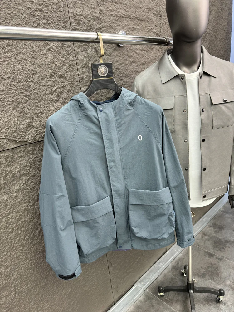 

Двусторонняя одежда, легкая уличная повседневная мужская куртка Jaet SVIP, модное осеннее пальто, водонепроницаемое свободное пальто с капюшоном, длинное свекло