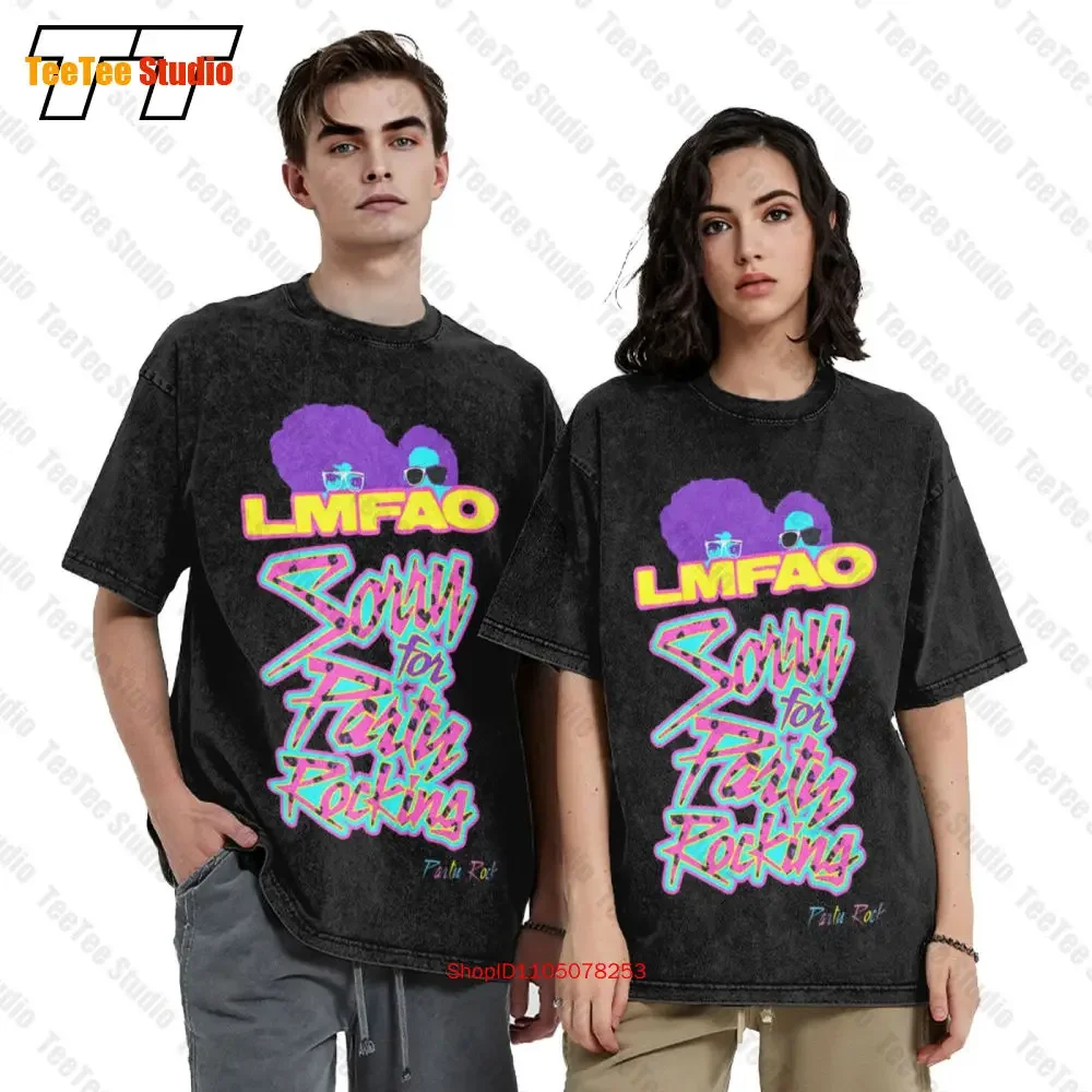 Lmfao Sfpr Sorry For Party Rocking Vintage Oversized T-Shirt 5R96