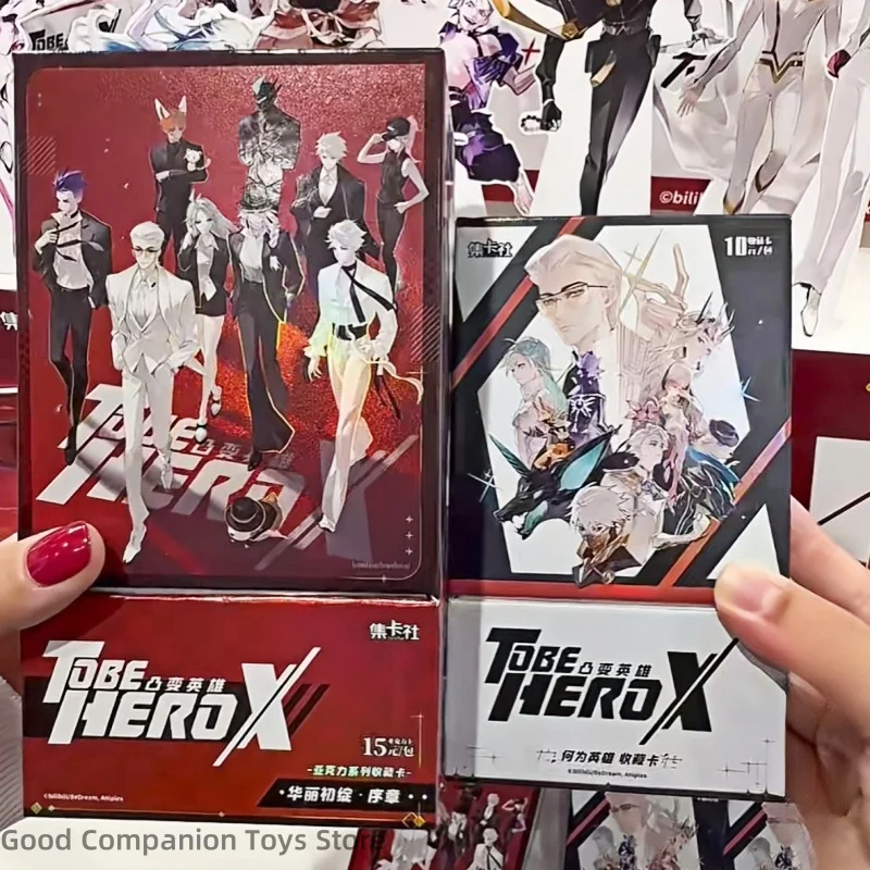 Genuíno para ser herói x convexo herói coleção de cartões
