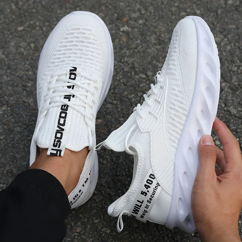 Neue leichte Herren-Laufschuhe, bequeme atmungsaktive Mesh-Sneaker, modische Herren-Freizeitschuhe, atmungsaktive Mesh-Schuhe – Detail 6