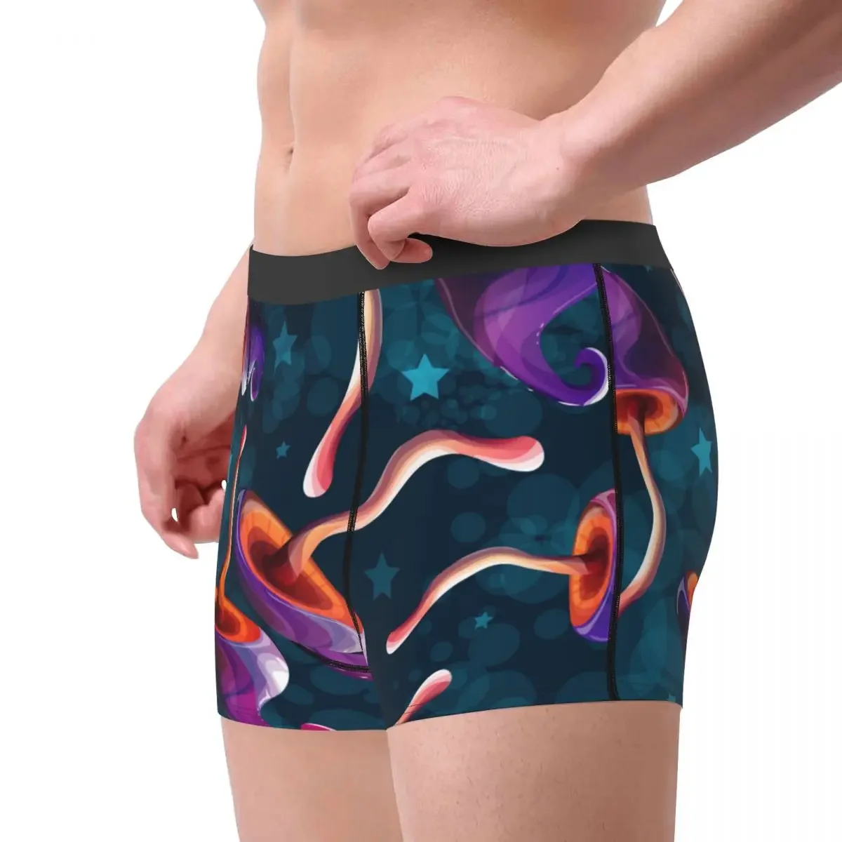 Men's Panties Magic Mushrooms Male Underpants Man Short Boxer Underwear