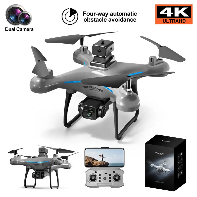 

KY102 Mini Dron 4K HD Dual Camera Four-way Obstacle Avoidance UAV Intelligent Fixed Height Hovering FPV Drone