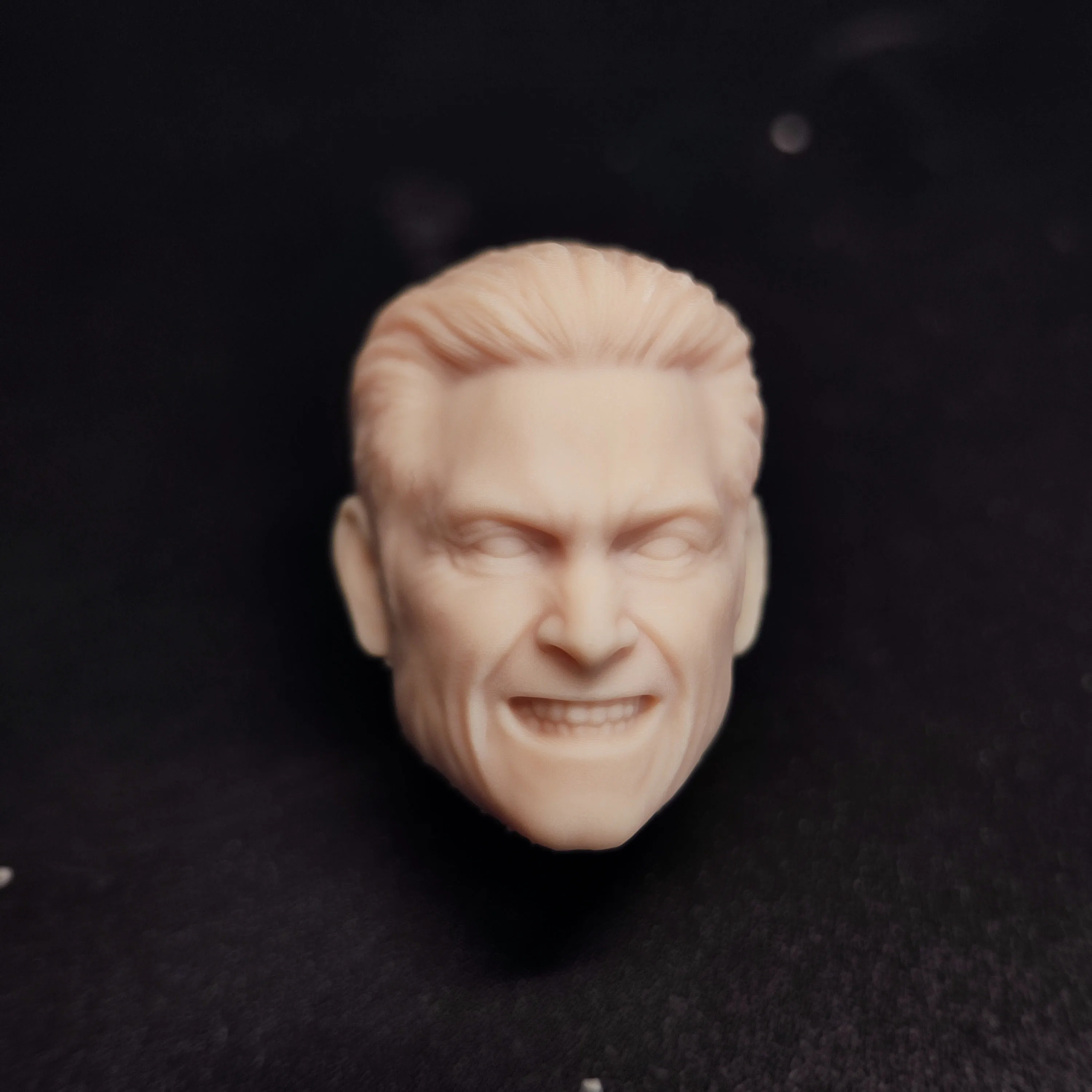 HL1773 DIY Customized 1/18 1/12 1/10 Scale Unpainted Head Sculpt for 3.75