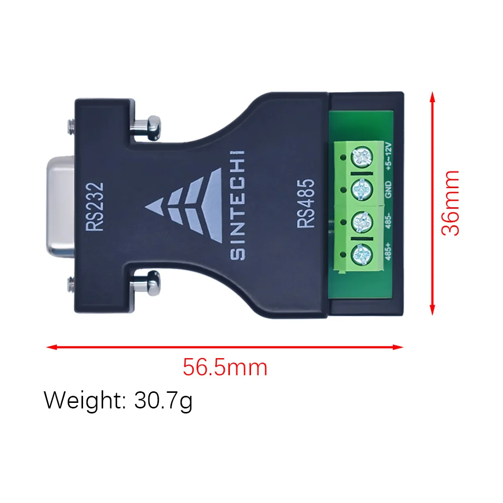 RS-232 RS232 to RS-485 RS485 Interface Serial Adapter Converter NEW