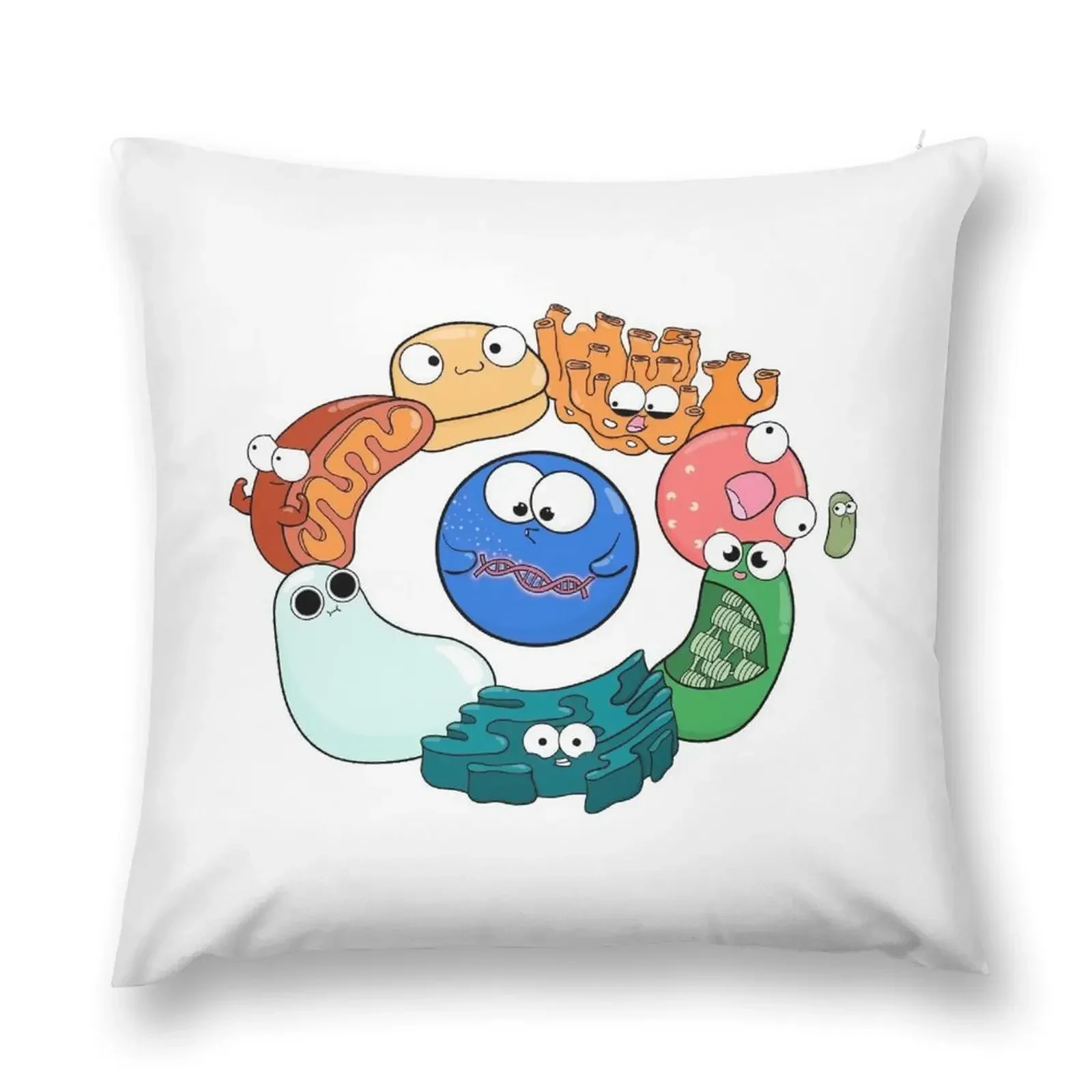

Cell Organelle Friendship Circle Throw Pillow Cushions For Decorative Sofa Custom Cushion Photo pillow