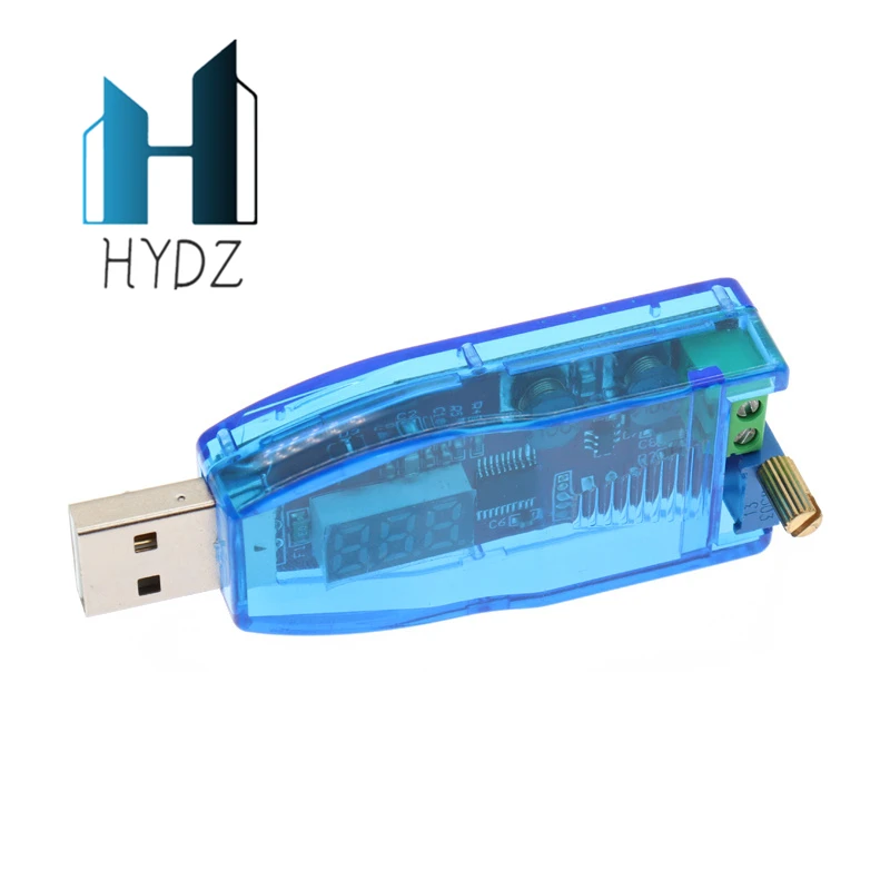 DC-DC LED โพเทนชิโอมิเตอร์ปรับได้5V ถึง DC 1-24V โมดูลปรับการกระตุ้นเพิ่ม/ลดแหล่งจ่ายไฟฟ้า