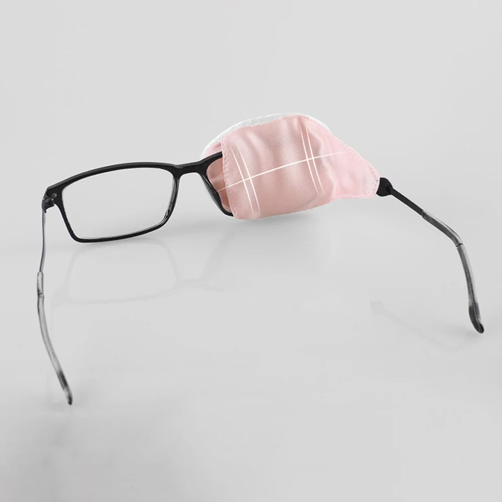 

2pcs Silk Amblyopia Patches Covers Lazy Patch Daily Eye Training Light Weight Small Size Protective Eye Cover For