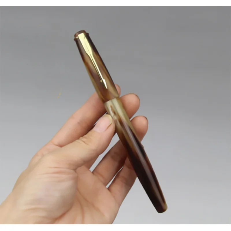 

Перьевая ручка ручной работы A+ HERO, эксклюзивная высококачественная подарочная ручка с натуральным рогом