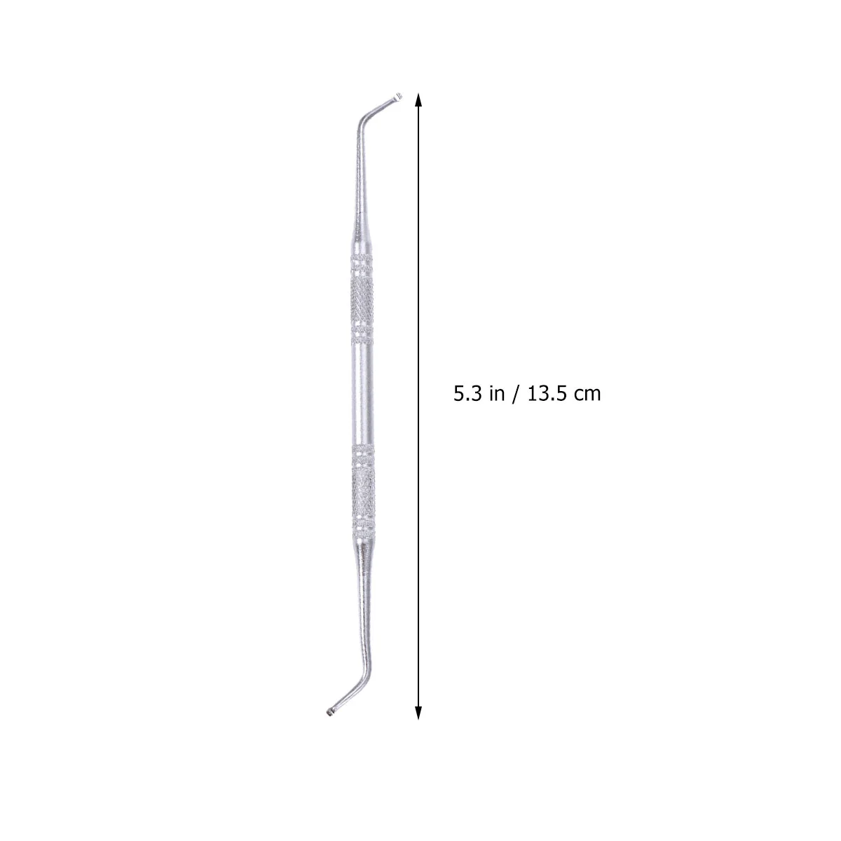 2 قطعة الفولاذ المقاوم للصدأ أظافر الأظافر الأنظف مزدوجة الجانب ملعقة للبشرة انتهازي أظافر أداة إزالة ملعقة مزيل الجلد الميت