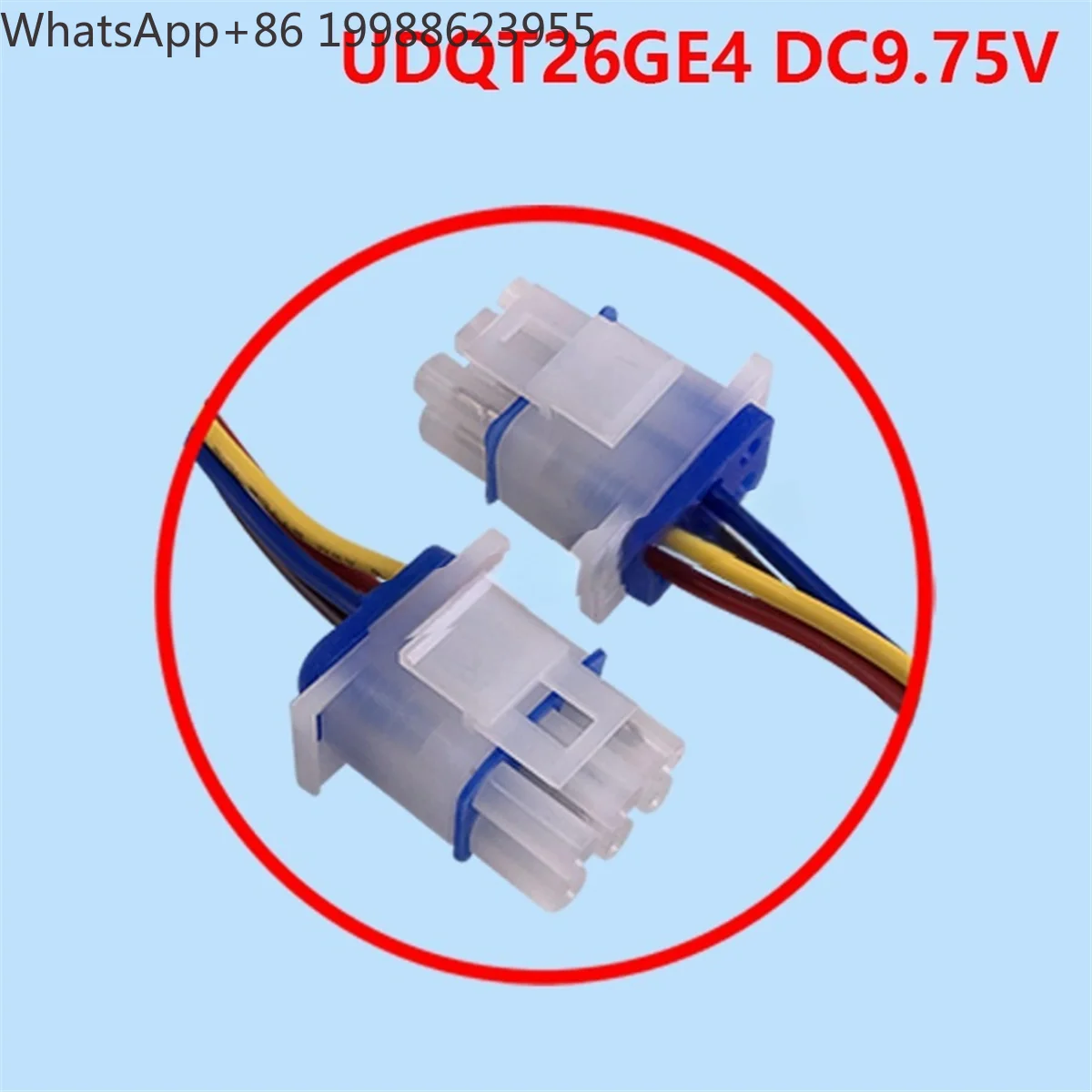 A78E-For UDQT26GE4 DC9.75V Refrigerator Freezer Double Door Fan Motor Refrigerator Fan Motor Refrigerator Parts