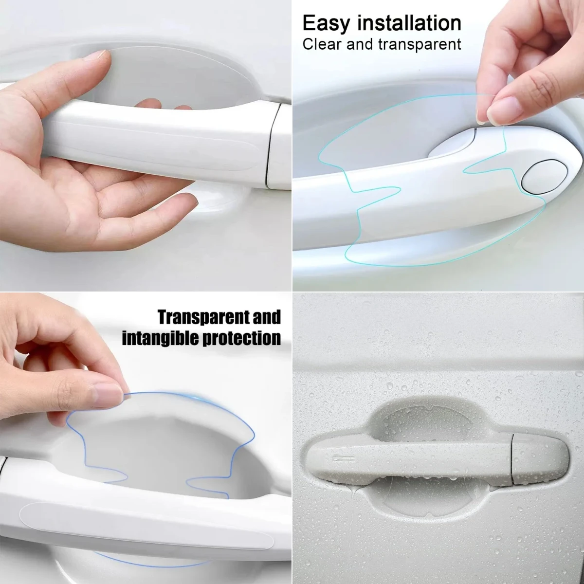 

Car Door Bowl Handle Invisible Protective Sticker Auto For Dodge Charger Challenger Durango Journey GrandAutoavan Dart Nitro Cal