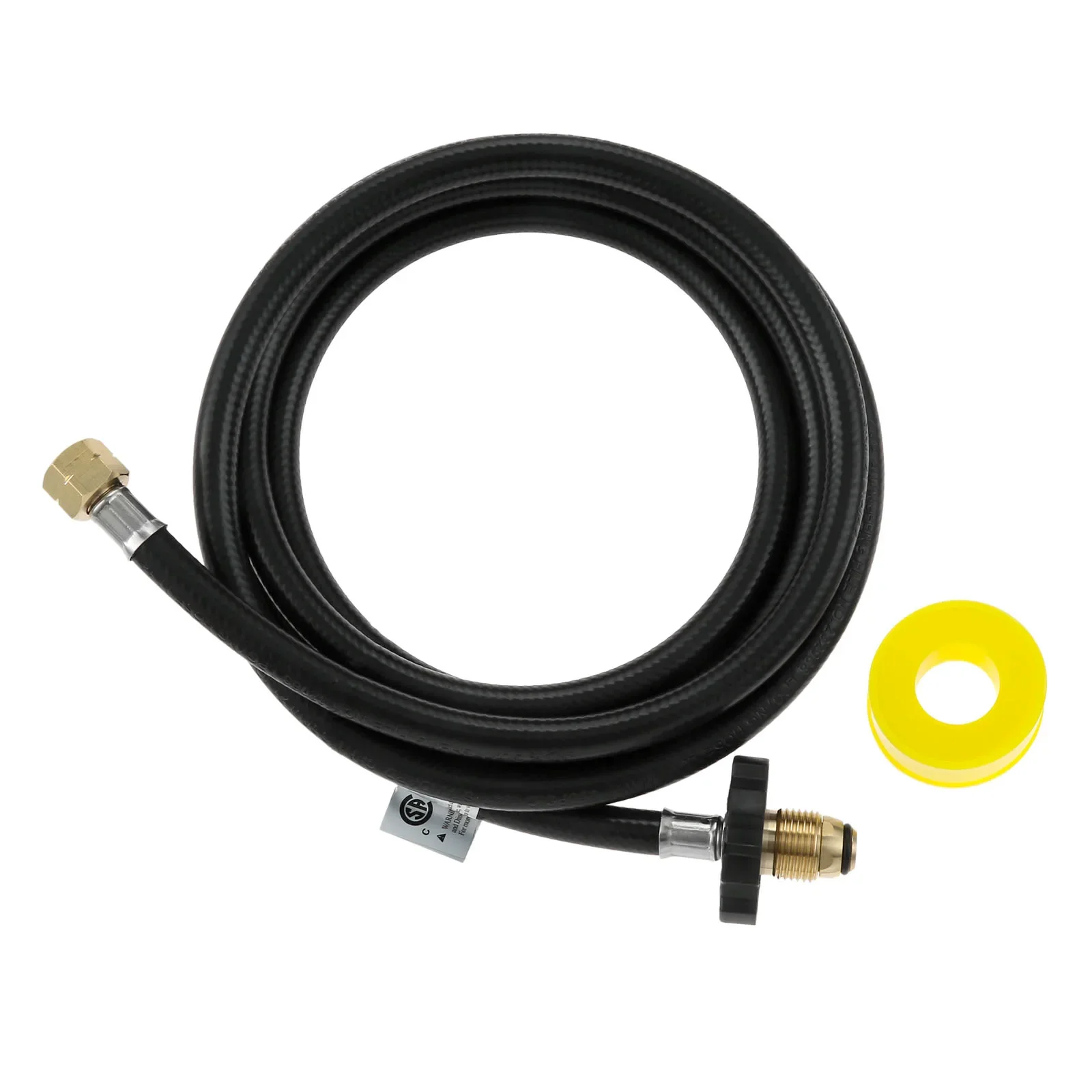 350PSI Soft Nose POL LPG Valve Kit with 12 Feet Propane Weed Burner Torch Hose Adapter Connection Propane Tank High Pressure