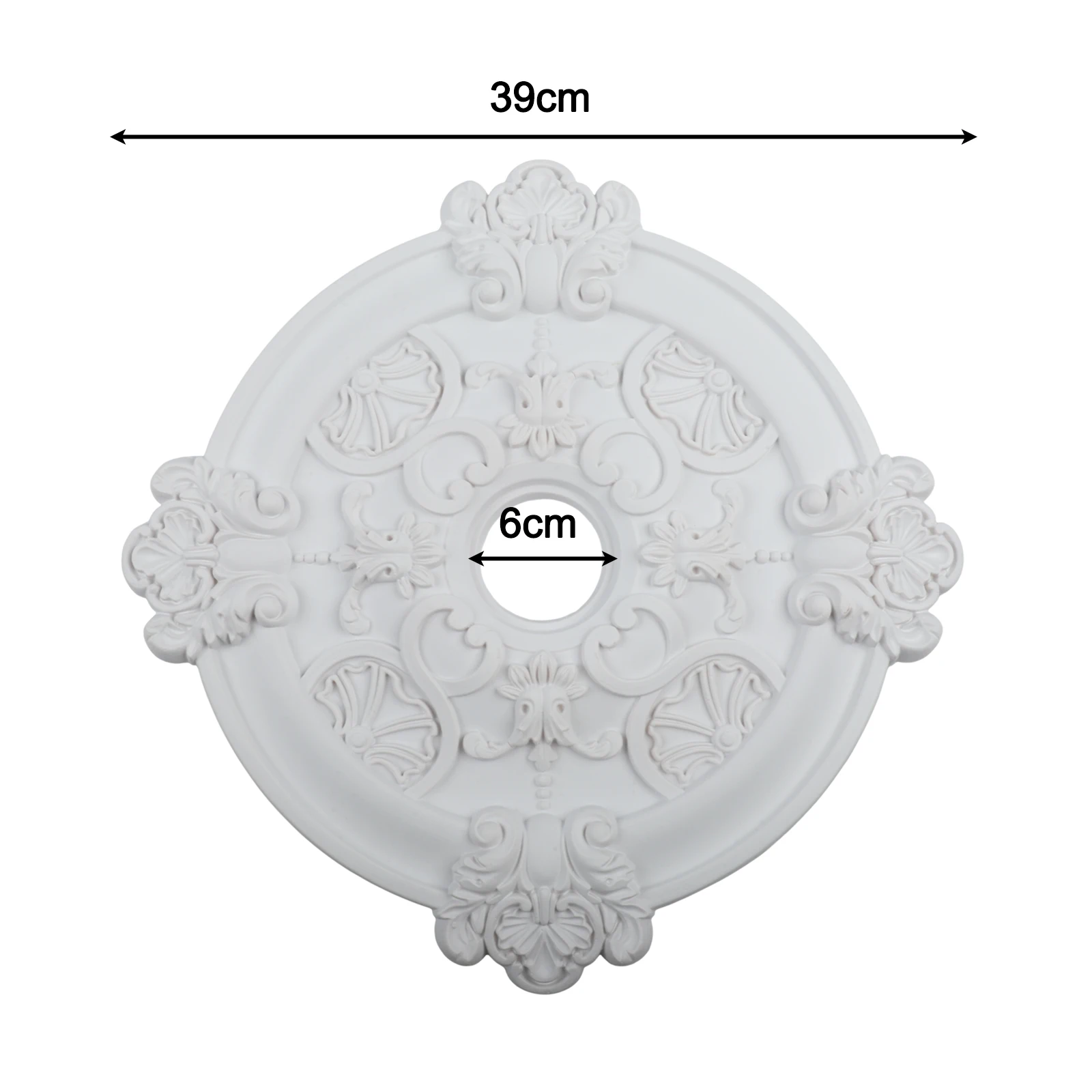 1pcs Home Round PU Decorative Ceiling Fan Lamp Cover Ceiling Shape Decoration Plate Ceiling Light Pendant Lamp Base