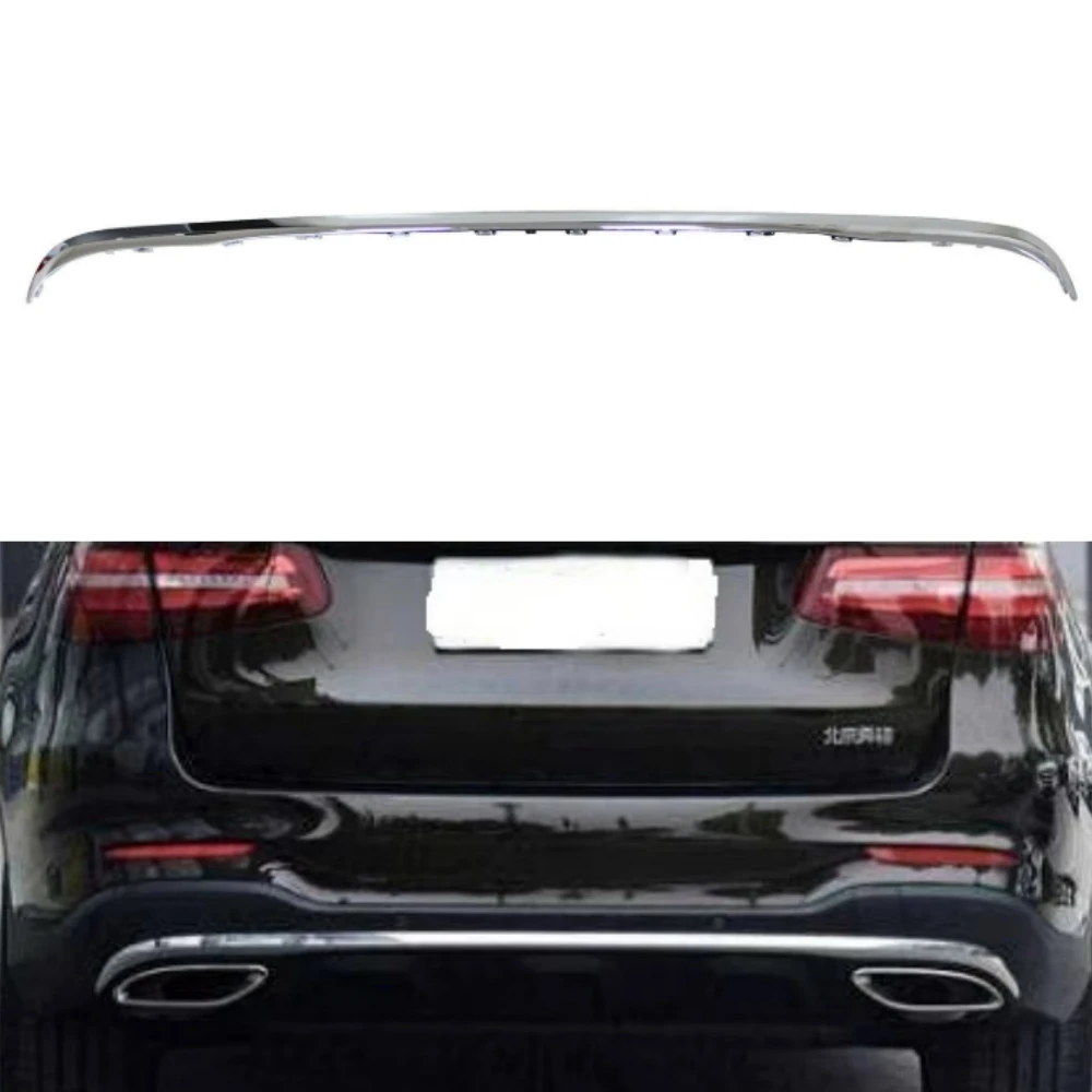 

Хромированная декоративная полоса заднего бампераA2538851000 для Mercedes Benz GLC-Class W253 GLC300 2016-2019 GLC350 GLC300