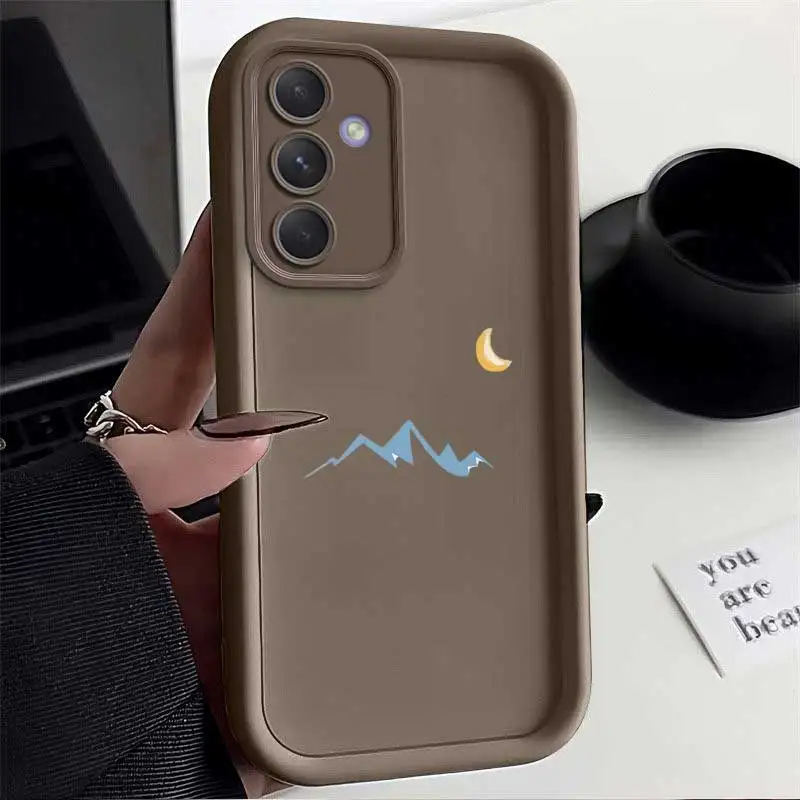 A55 Morning Sun Sky Eye Ladder Phone Case For Samsung Galaxy A25 A24 A23 A22 A20 A15 A14 A13 A12 A10 A05 A04 A03 A02 Cover