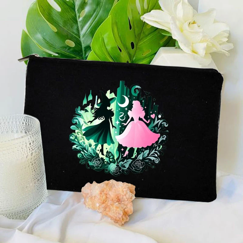 Wicked The Musical Zipper Lipstick Bag Glinda Elphaba Inspired Musical Lover Gifts Purse Musical Theater Fans Gift Pencil Case