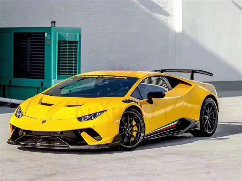 لامبورغيني هوراكان LP580 LP610 عالية الجودة جميع ألياف الكربون طقم الجسم P-نمط الجانب تنورة طقم الجسم