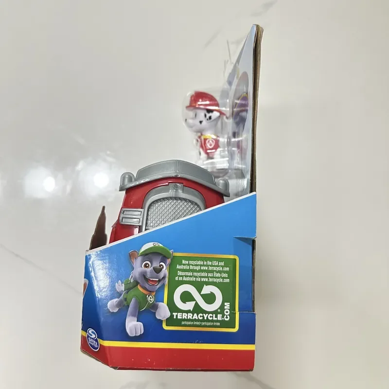 Oryginalny Paw Patrol 10 rodzaj samochodu Ryder Tracker Everest Chase Rex Skye marszall Zuma figurka urodzinowa zabawka na prezent