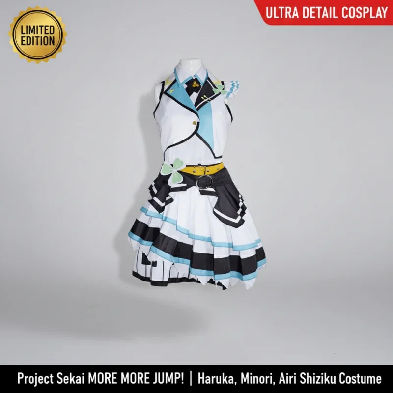 

☆YunCos Project Sekai Colorful Stage Cosplay Costume Kiritani Haruka Hanasato Minori Momoi Airi Hinomori Shizuku Set☆