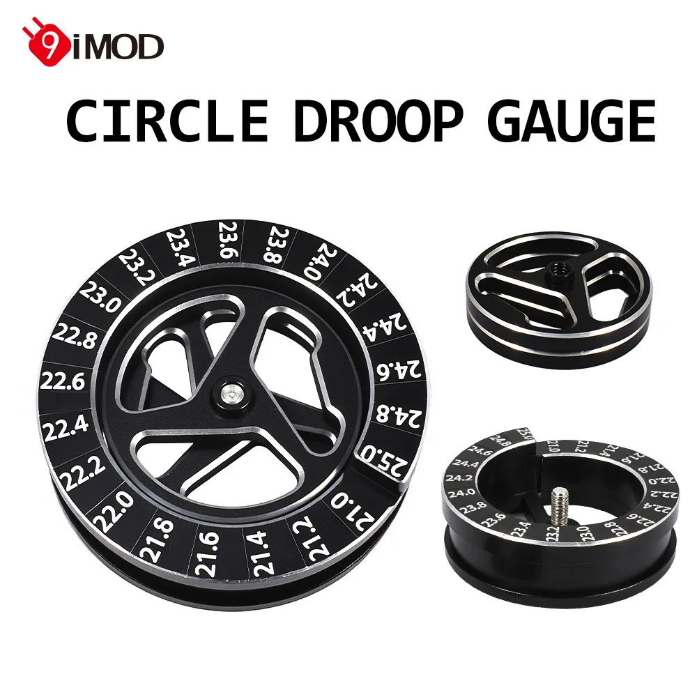 9IMOD RC Chassis Droop Gauge Measureing Circle Droop Gauge  Range 21-25mm For 1/10 on-road Touring Car Maintenance Upgrade