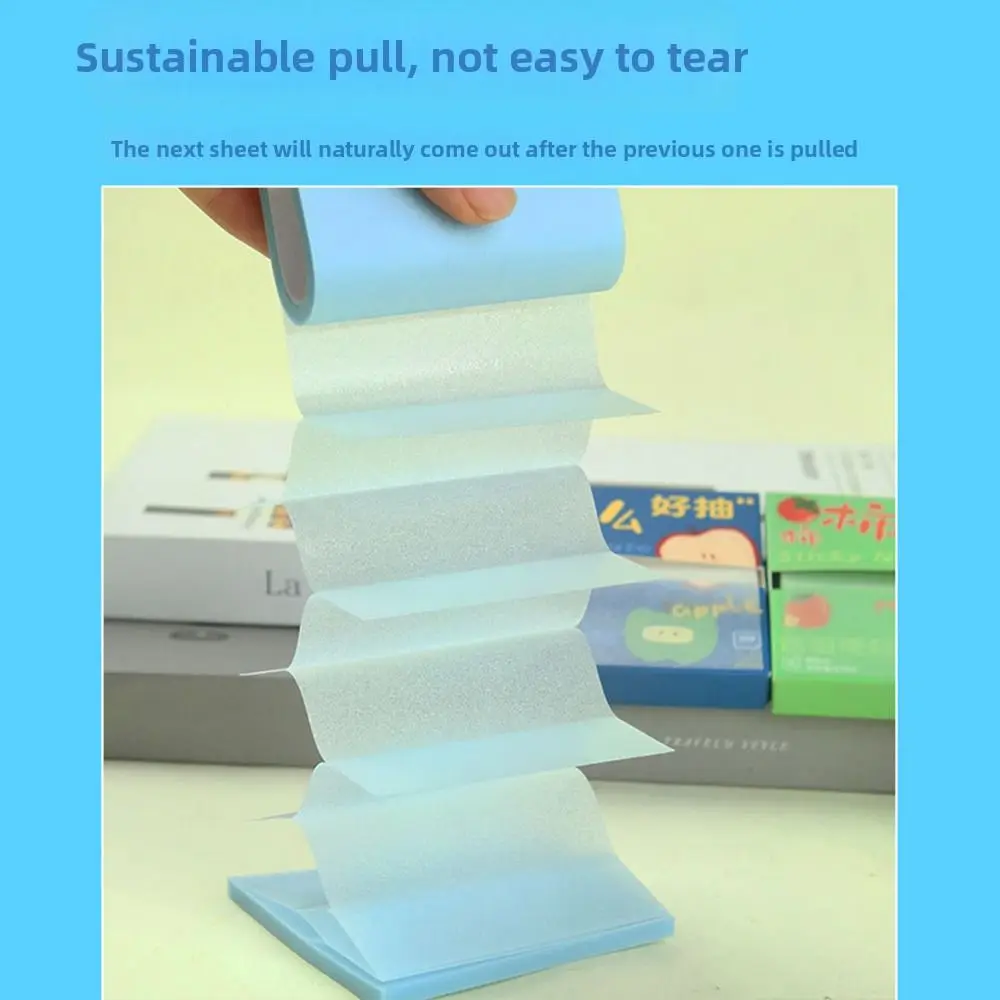 100 kartek uniwersalnych karteczek samoprzylepnych typu pull-out, perłowe naklejki do planera, notatnik, papier, artykuły papiernicze