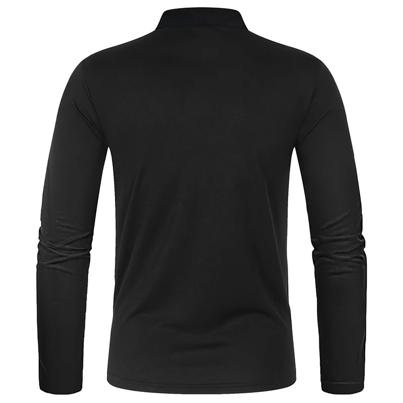 2024 Heren Luxe Merk Lange Mouwen Poloshirt Lente Herfst Kantoor Dagelijks Top Shirt Buiten Snel Droog Golfshirt Dropshipping