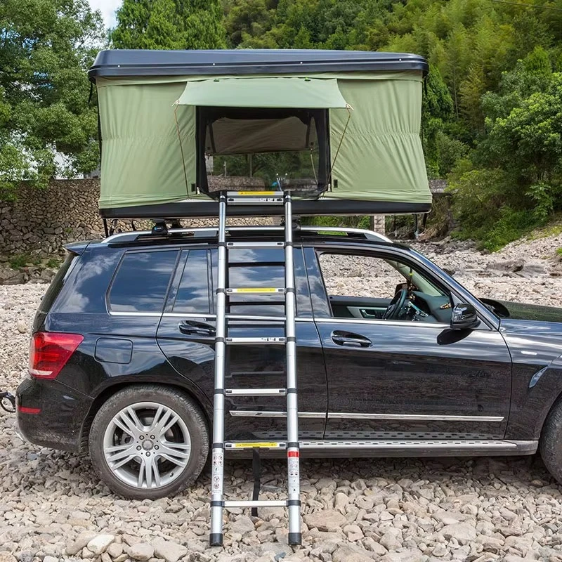 Cheapest  Automatic Hydraulic 4 Person 4x4 Car Auto Camping Aluminum Hard Shell Roof Top Tent for 4 Person for Sale