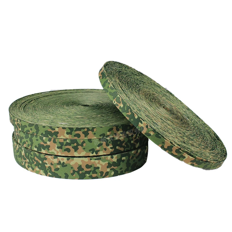 Sangle tactique topographie noir vert Marpat tigre camouflage 25mm sangle pour sac à dos extérieur gilet tactique chaussures pour chien imprimé