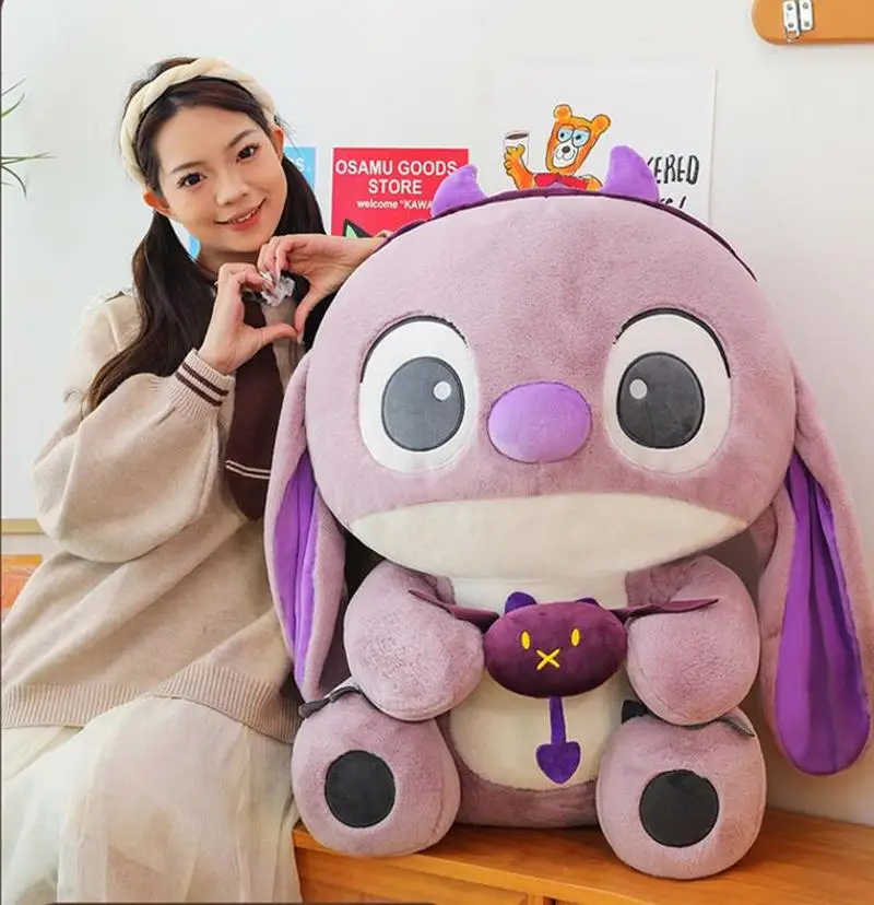 شيطان 35 سنتيمتر أفخم دمية لعبة ديزني الفراولة الدب شيطان عناق Stitc دمية سوبر لينة وجميلة الاتجاه الحلي عيد ميلاد الأطفال #5