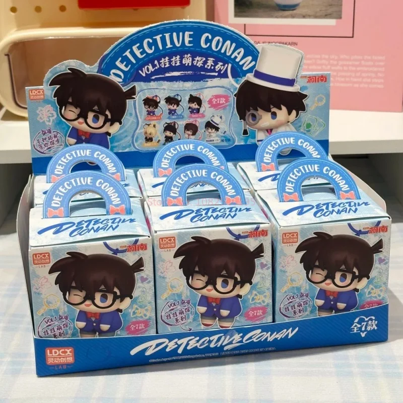Подлинный детектив Конан, подвесной милый детективный серии, загадочная коробка, украшение, подарок, игрушка, сумка, подвеска, брелок для ключей «Детектив Конан», подарок
