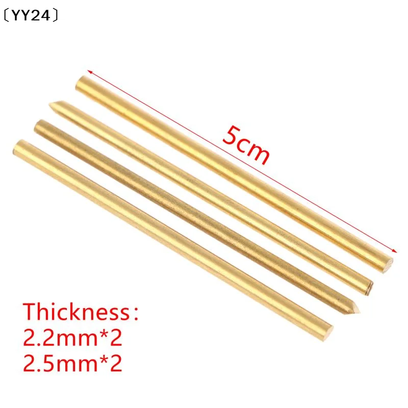 4Pcs 2.2mm And 2.5mm H62 Copper Rod Rivet For 91mm Victorinox Knife SAK Replacement Accessories〔YY24〕
