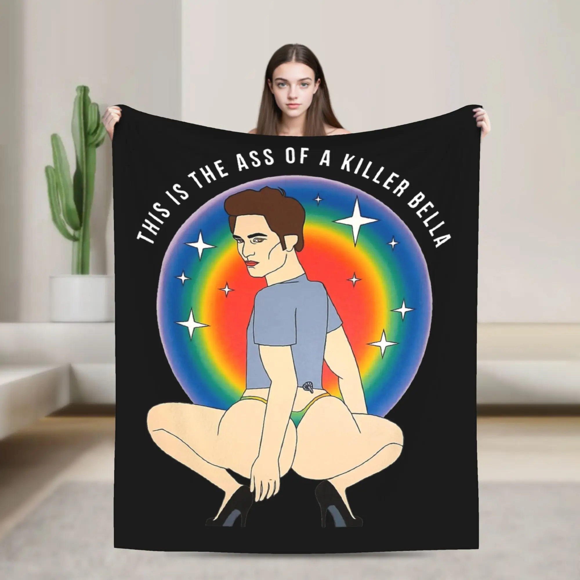 The Ass Of A Killer Bella Blanket Coral Fleece Plush The Twilight Saga Lightweight Throw Blankets for Bedding Office Bedspread
