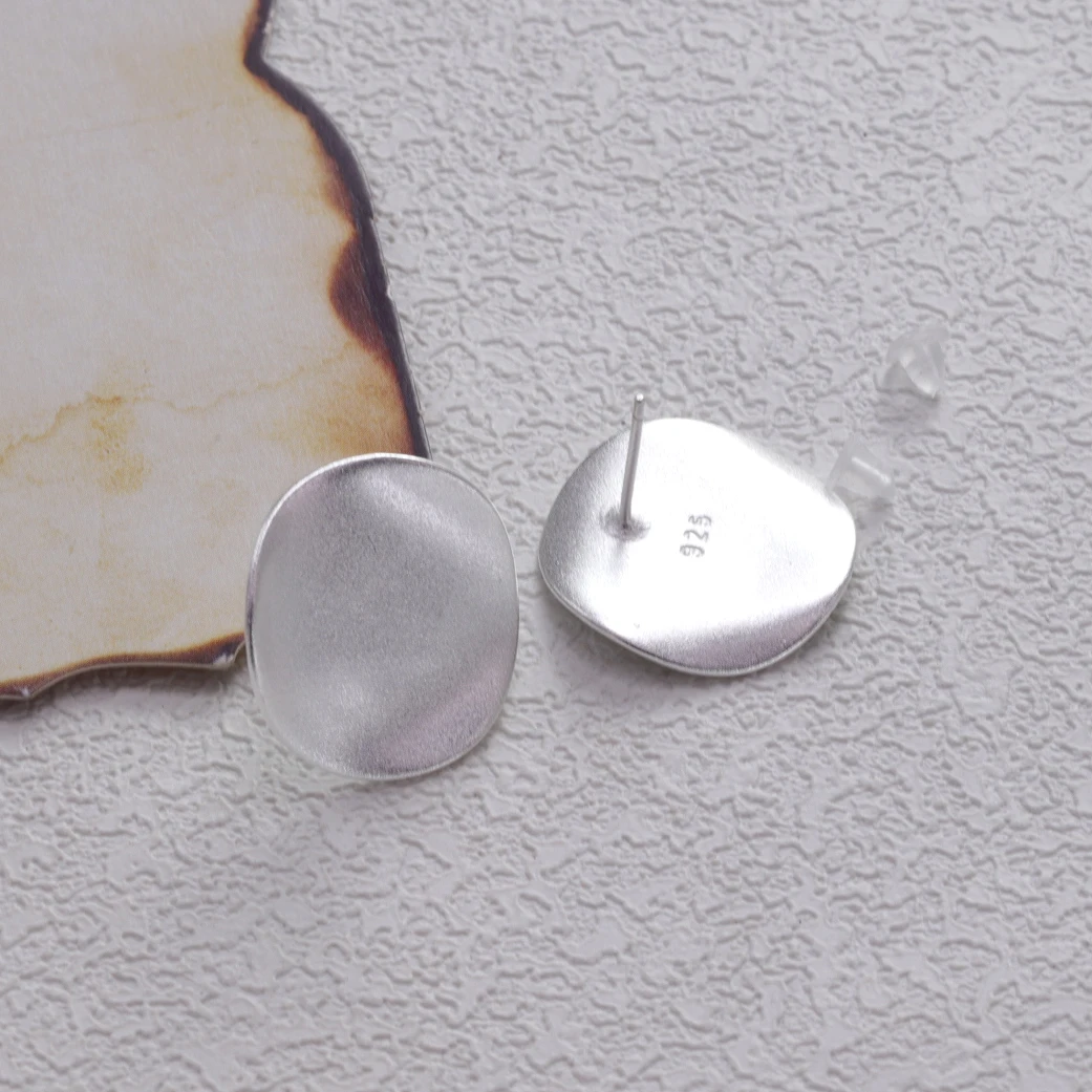 925 Sterling Silver Vintage Earrings For Women Round String Earring Jewelry Prevent Allergy Party Accessories Birthday Gift