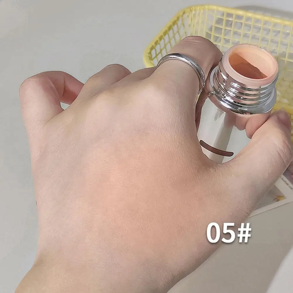 6Colors Liquid Blusher Matte Blush Contour Brightens Face Cheek Rouge Water Light Blusher Big Sponge Brush Head Makeup