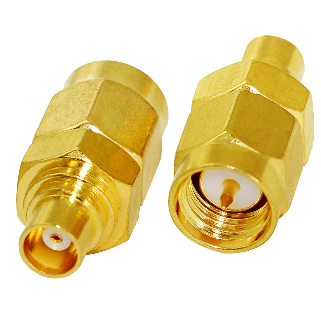 1pc SMA  Female Male Switch MCX  Plug Jack  RF Coax Adapter Convertor  Straight  Goldplated Wholesale For Wifi New