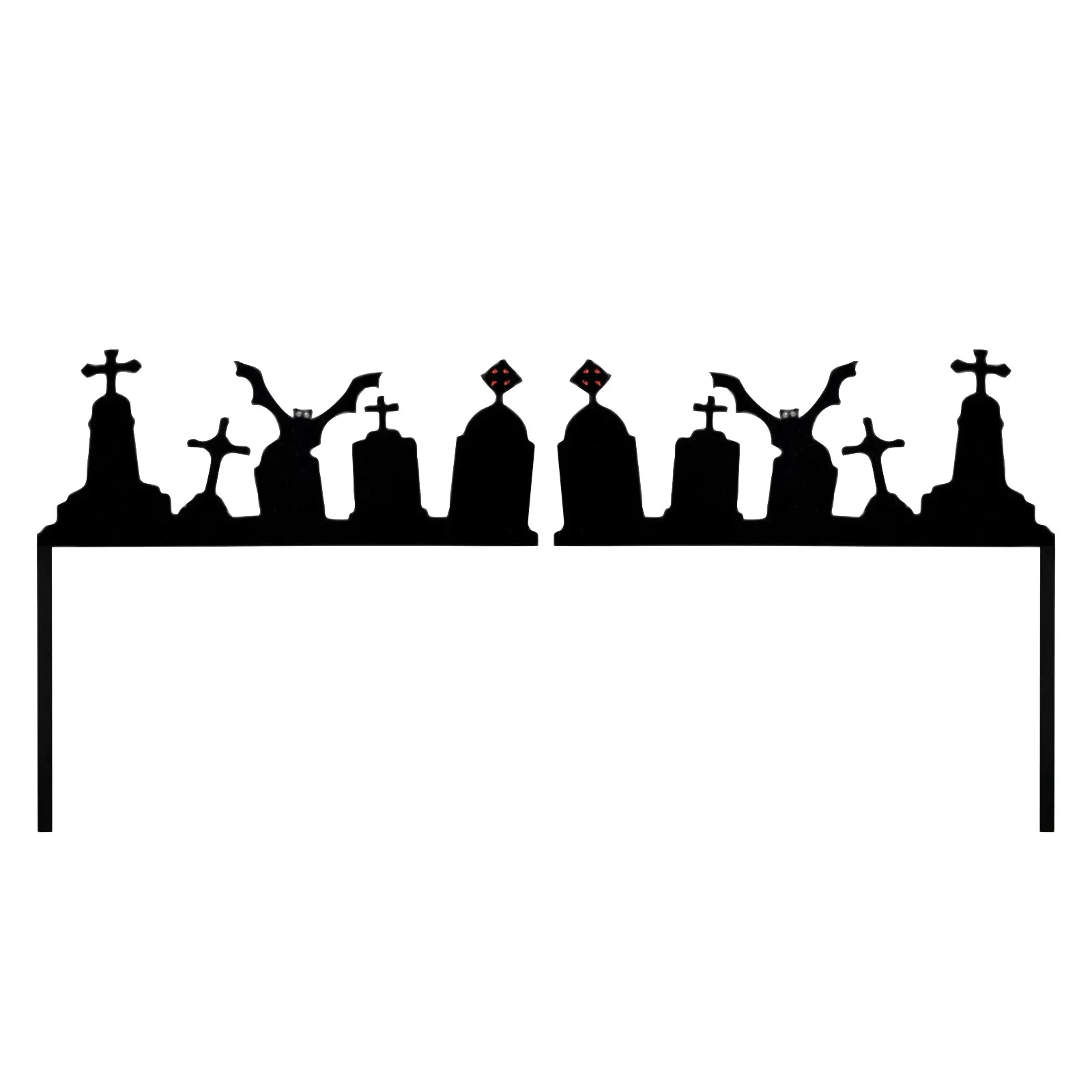 ديكور إطار باب الهالوين، الخفافيش، القرع، شبكات العنكبوت، لافتة زاوية الباب والنافذة، ديكور المنزل للهالوين، ملصقات الزاوية #6