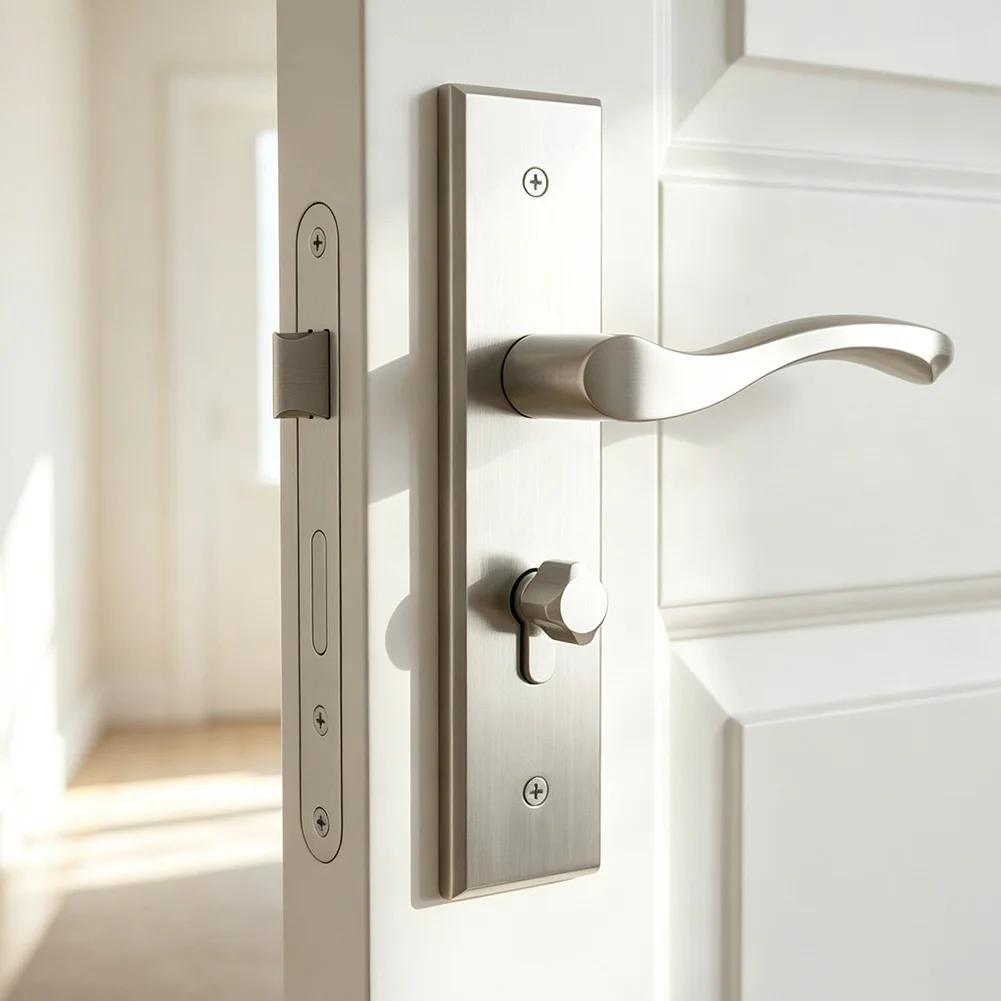 Privacy Door Lock Set Built with Thick SUS304 Stainless Steel and Designed for Residential Interior Applications