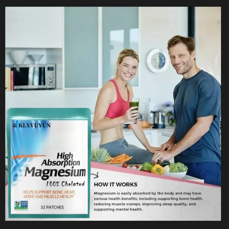 Parches transdermicos de magnesio de alta absorción