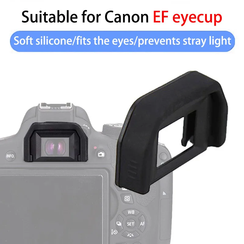 Для камер Canon EF Viewfinder Eyecup 100D 500D 550D 600D 650D 700D 750D 1100D 1000D - совместимый аксессуар для Фото №3