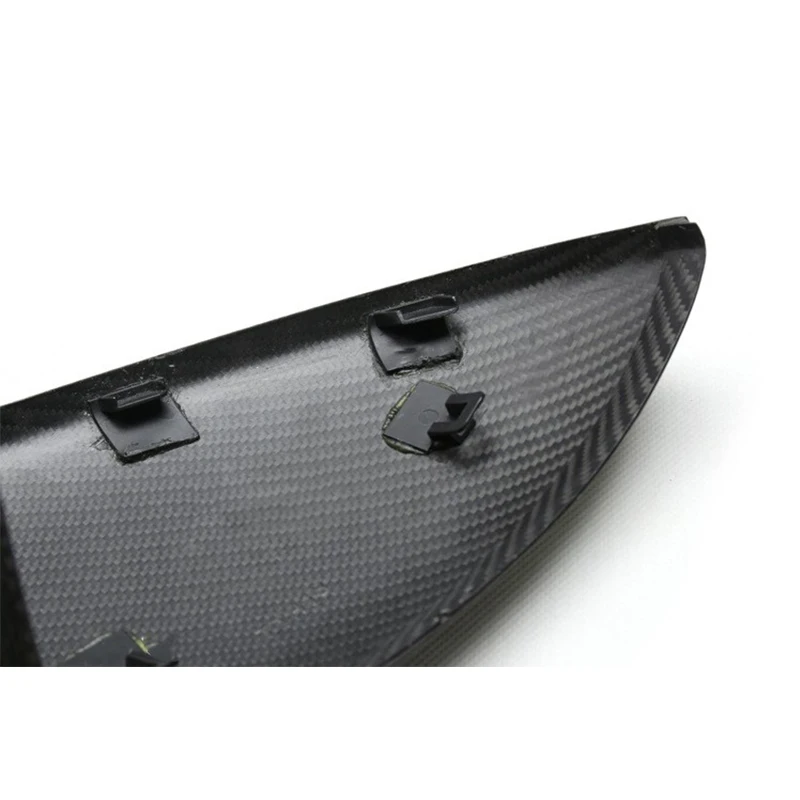 

Сменная крышка зеркала заднего вида из настоящего сухого углеродного волокна для Volkswagen для VW Golf 7 MK7 R GTI 2014-2019, колпачки боковых зеркал автомобиля