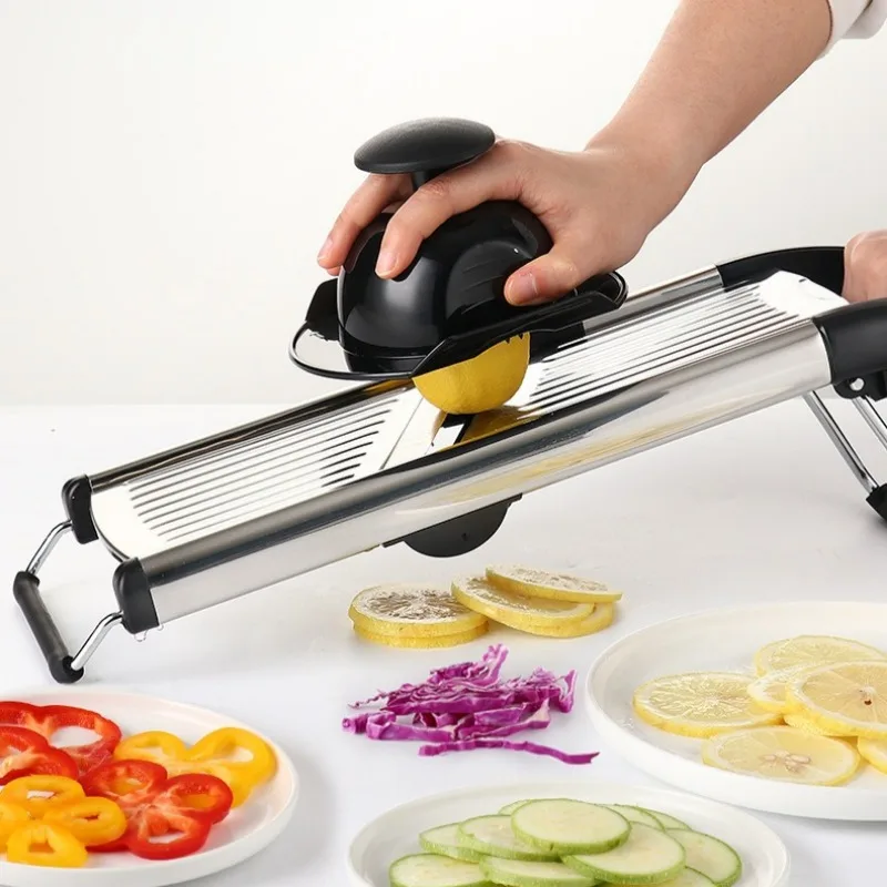 Stainless Steel Multi Function Vegetable Chopper Manual Slicers Grater Food Processors Kitchen Gadget Potato Onion Shred Guard