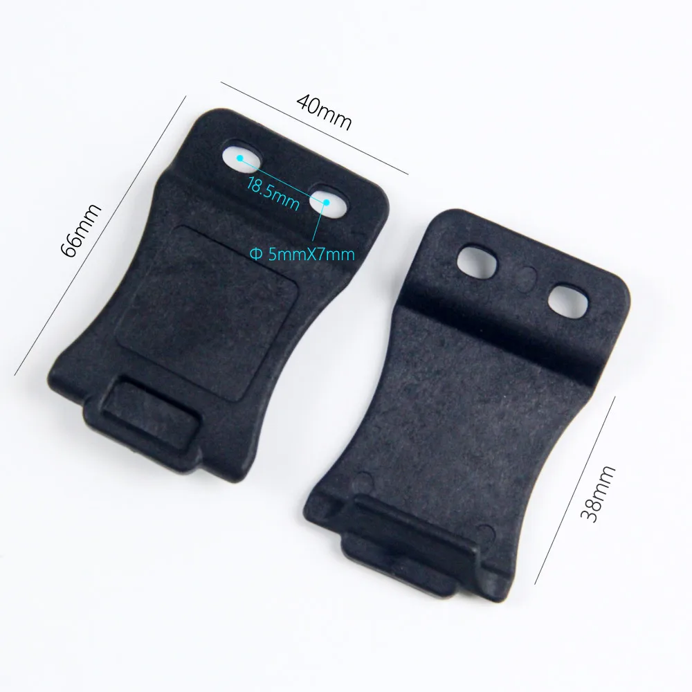 1.5" Belt Loop Kydex Sheath Holster Pouch Clip Slotted Holes Attachments With Mounting Hardware Quick Fold Over Loop Clip
